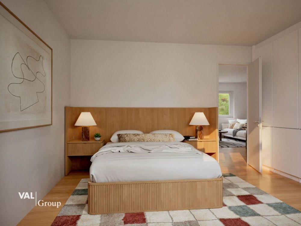 Charme, Raum und Panorama - ein 3.5-Zimmer-Wohnung, die begeistert - Bild 2