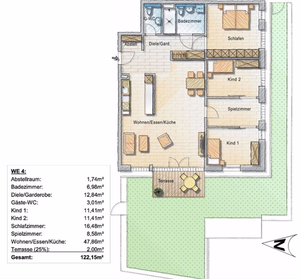 4.5 Room apartment - Bild 9