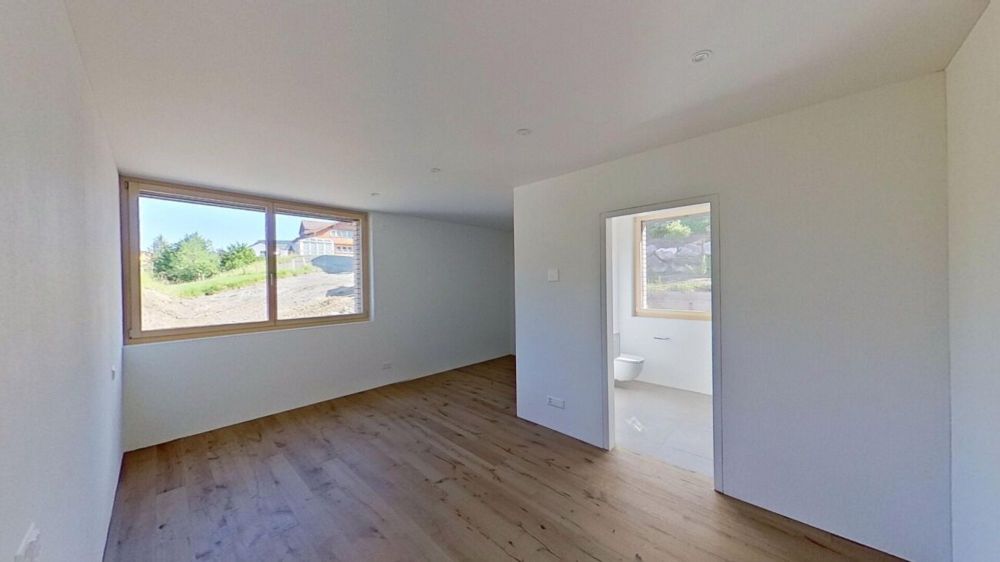 Neubauwohnung mit fantastischer Alpsteinsicht - Schlafzimmer