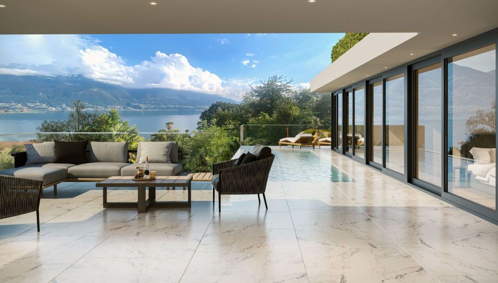 Villa da sogno in posizione unica con imprendibile vista lago, wellness e piscina - Bild 1