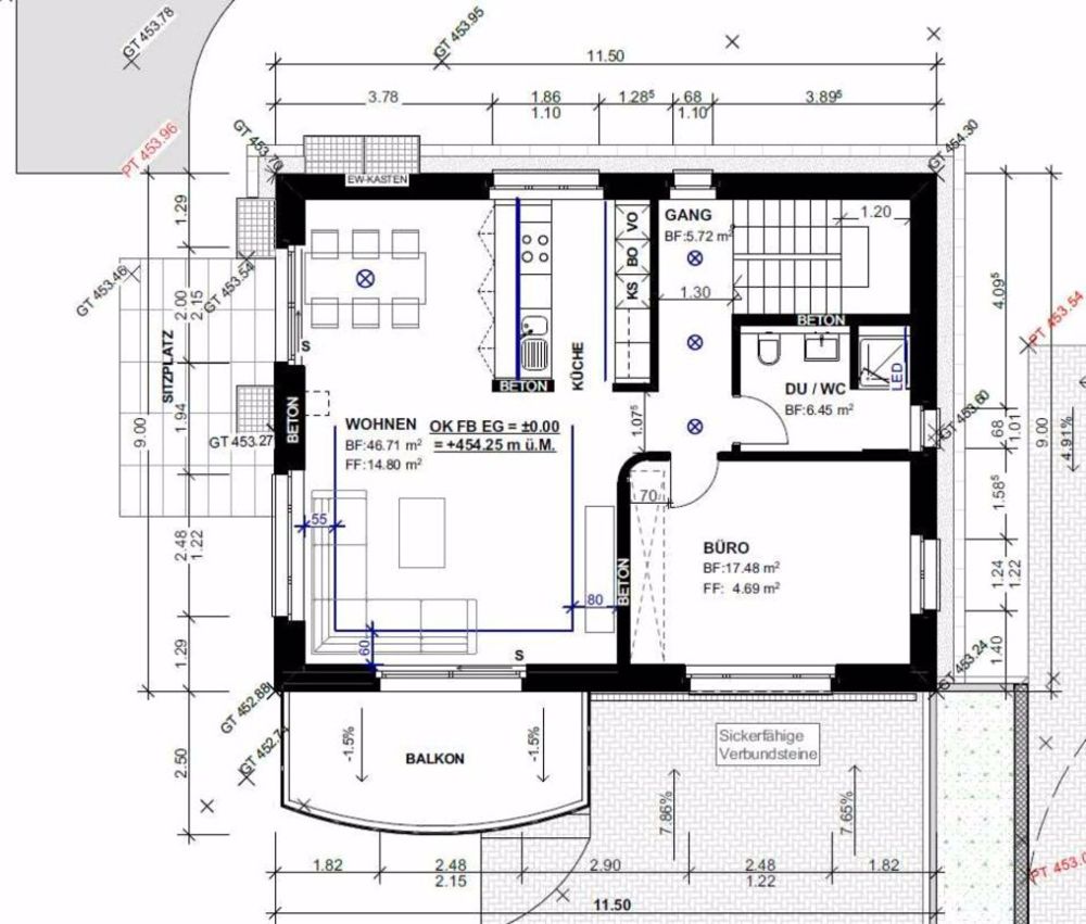 Zu verkaufen bei 8556 Wigoltingen, neues freistehendes 6½ Zi.-EFH am Südhang, an ruhiger, sonniger Lage/ Massivbau ! - Bild 4