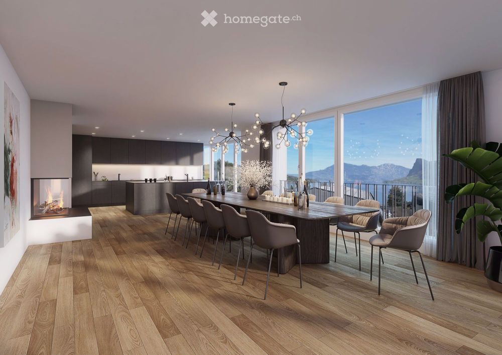 ?? 3.5-Zimmerwohnung mit Loggia und Pilatusblick – Neubauwohnung am Mozartweg in Hergiswil - Bild 3