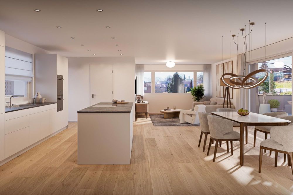Nido7 - 4½-Zimmer-Luxus-Attikawohnung mit 3 grossen Terrassen - Visualisierung