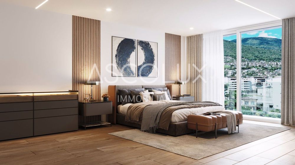 Residenza Cataleya Attico di prestigio di 5.5 locali con vista e posizione esclusiva | Residenza Cataleya Prestigeträchtige 5.5-Zimmer-Attikawohnung mit Aussicht und exklusiver Lage - Appartamenti n° 2, 6, 8, 10 e 11 (Camera A1) formato 16-9.jpg
