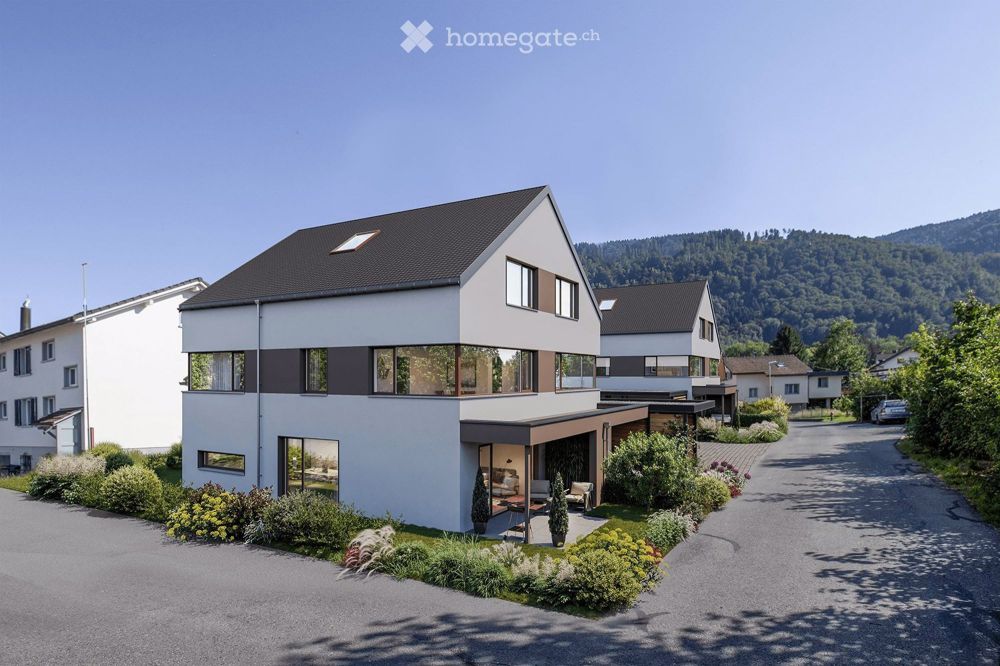 Living 4 - Modernes Doppeleinfamilienhaus in Buttikon SZ - Bild 1