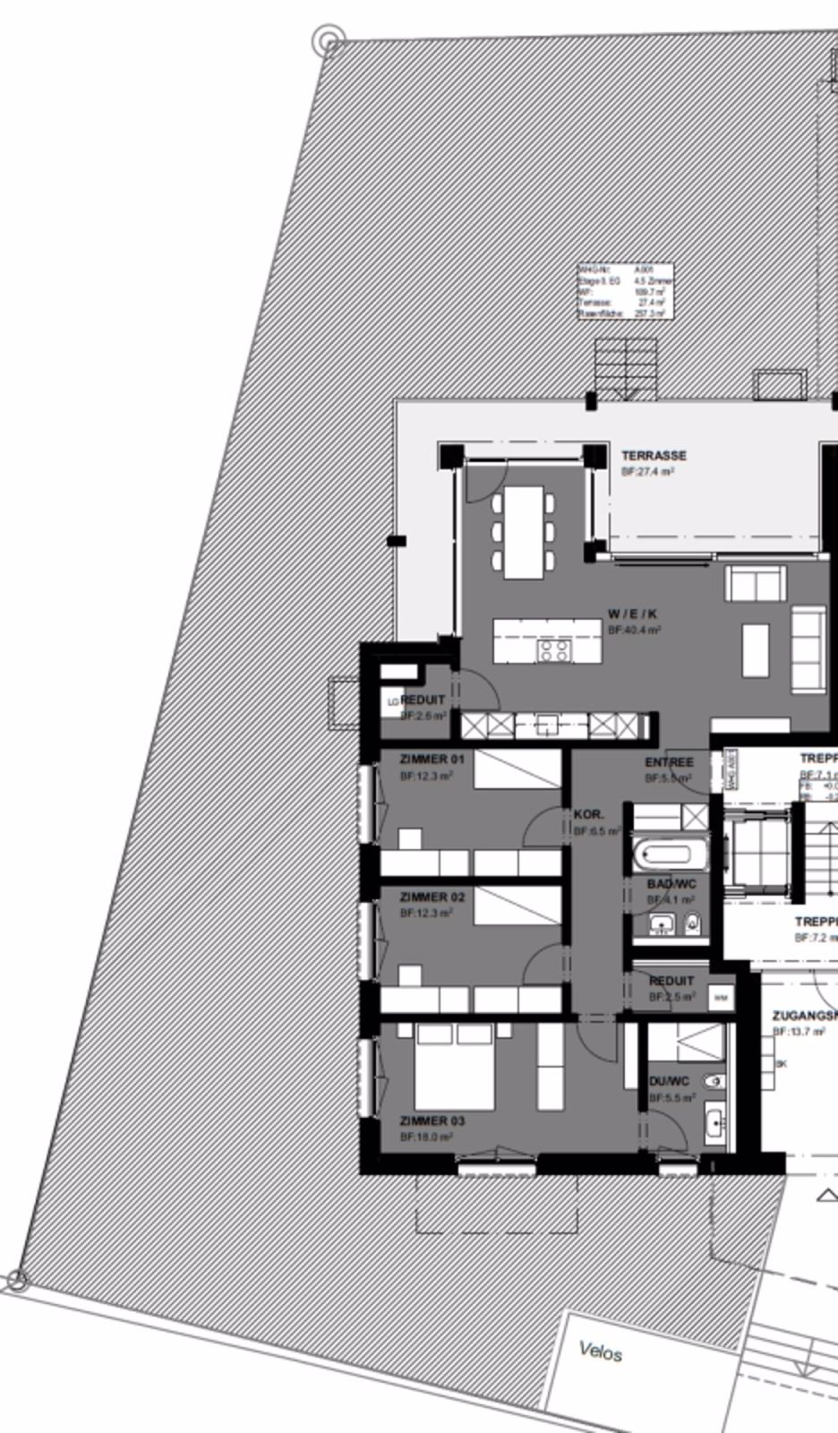 Modernes Wohnen: Hochwertige 4.5-Zimmer Neubau Gartenwohnung in Minergie zertifizierten Mehrfamilienhaus - Bild 9