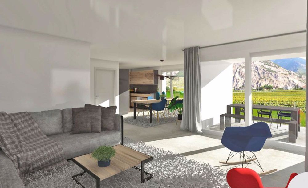 Moderne Villa mit 4.5 Zimmern - St-Pierre-de-Clages - Bild 12
