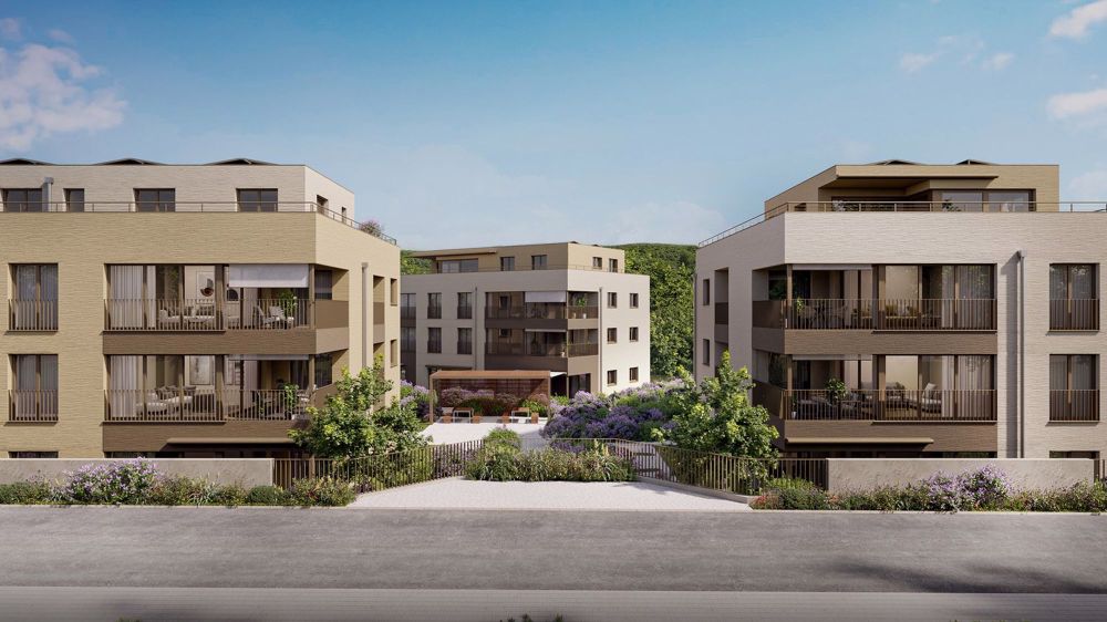 «Wohnpark Längg» - Wohnen und Arbeiten vereint - Aussenvisualisierung
