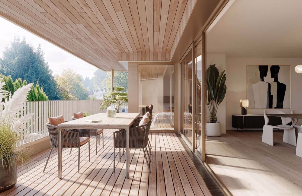 Helle 3.5-Zimmer-Wohnung mit Loggia und moderner Architektur - Bild 1