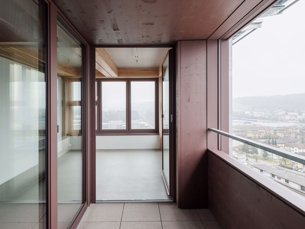 MIETEN OHNE KAUTION - Wohnen mit Weitblick im 17. Stock - Loggia (Musterbild)