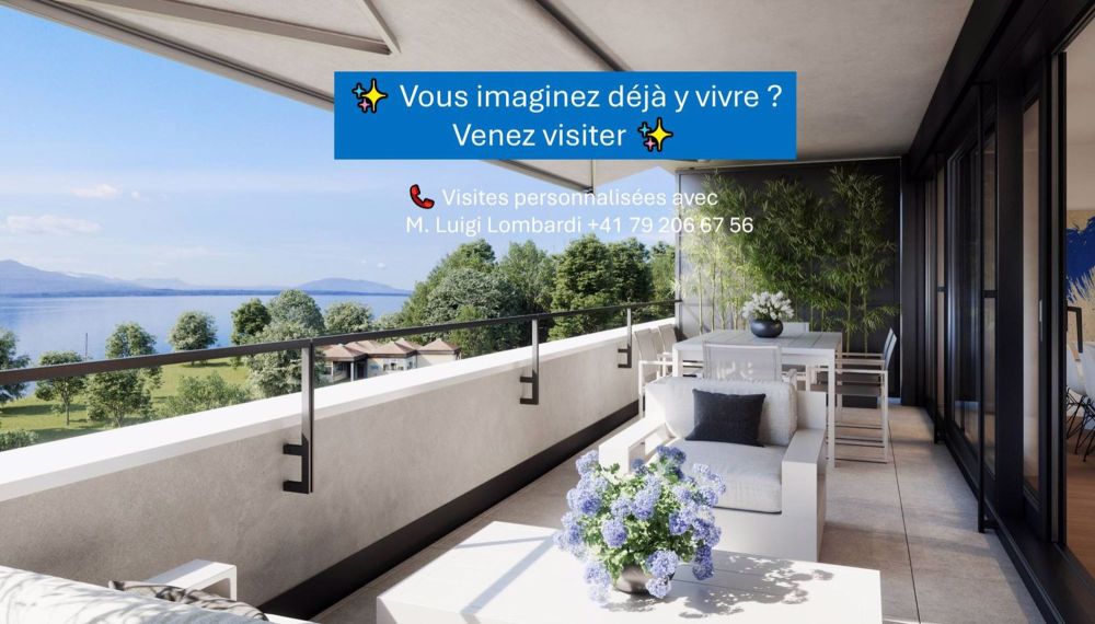 Geräumige 3.5-Zimmer-Wohnung mit Terrasse und schönem Blick auf den See! - Bild 1
