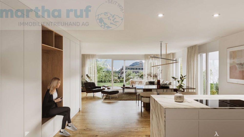 Moderner Neubau: Doppeleinfamilienhaus mit Bergsicht in Toplage - Bild 4