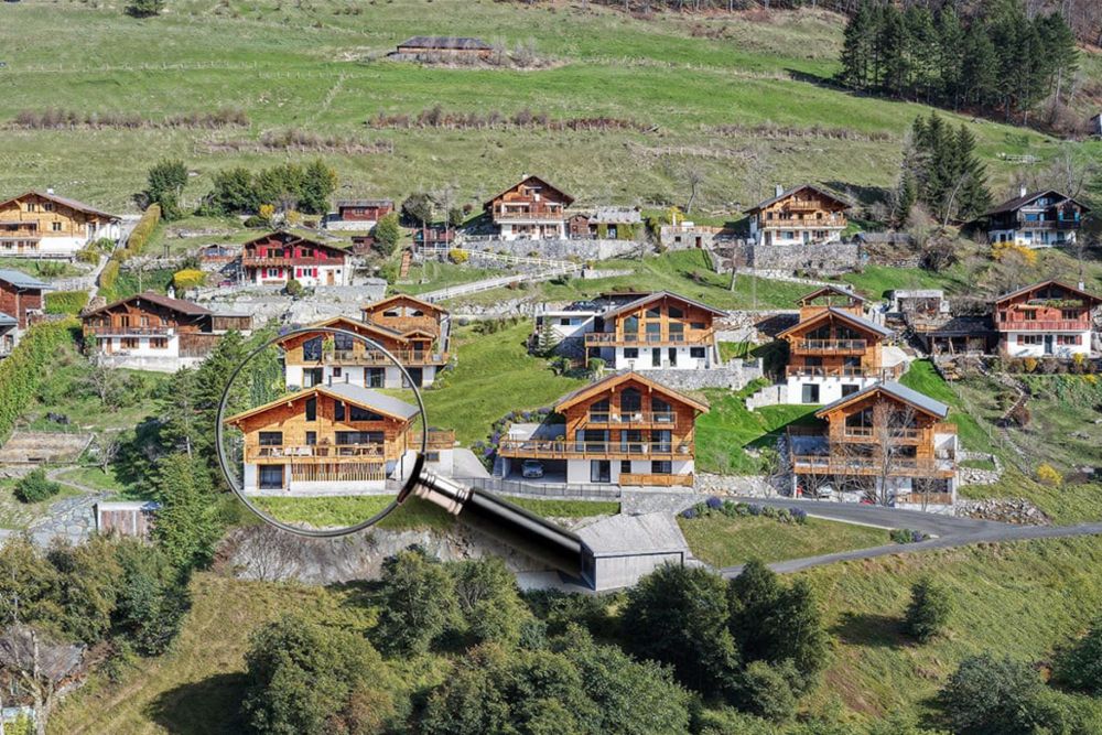 Luxus-Chalet in Crésuz mit Panoramablick - Bild 2
