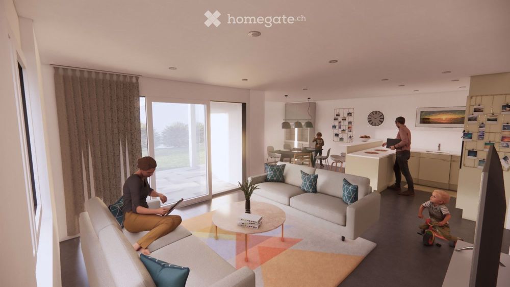 In einem harmonischen Rahmen im Zentrum von Corgémont zu verkaufen, neue 3,5 und 4,5 Zimmer Wohnungen - Bild 3