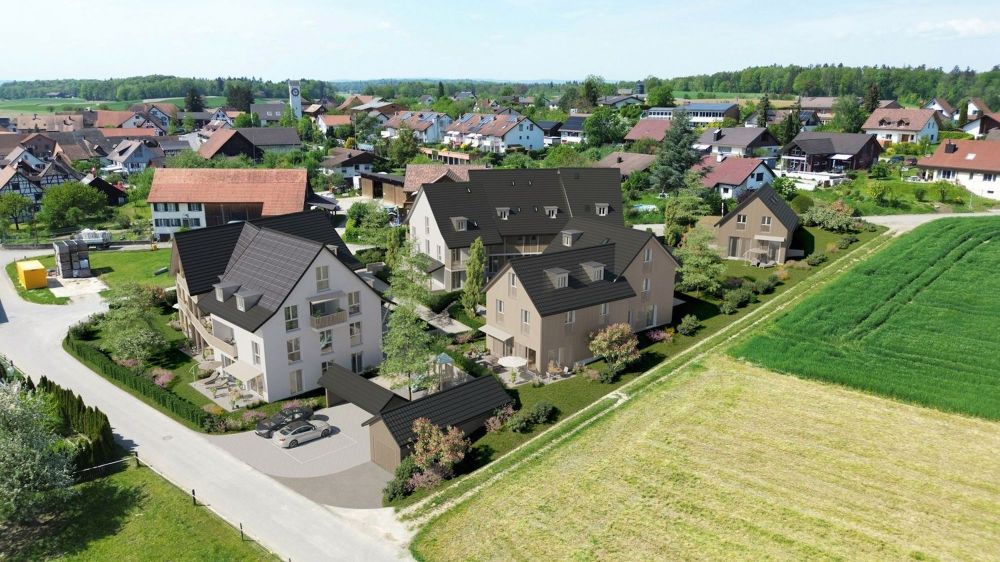 Doppelhaus, angrenzend an die Landwirtschaftszone - Überbauung Spitzler