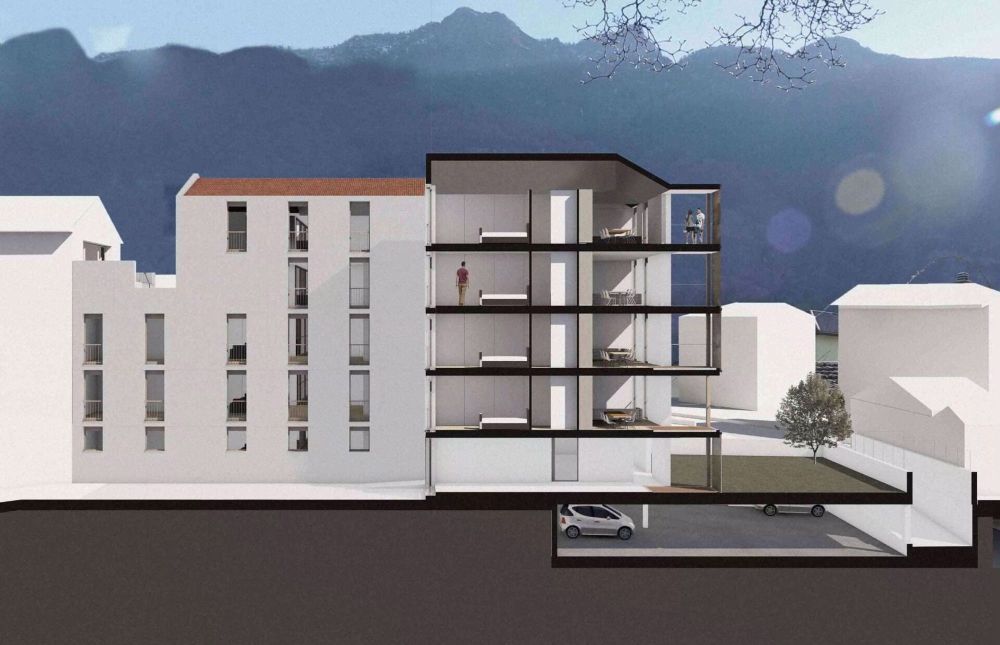 Residenza Pron Giubiasco 4.5 piano terra con giardino Sud - Bild 1