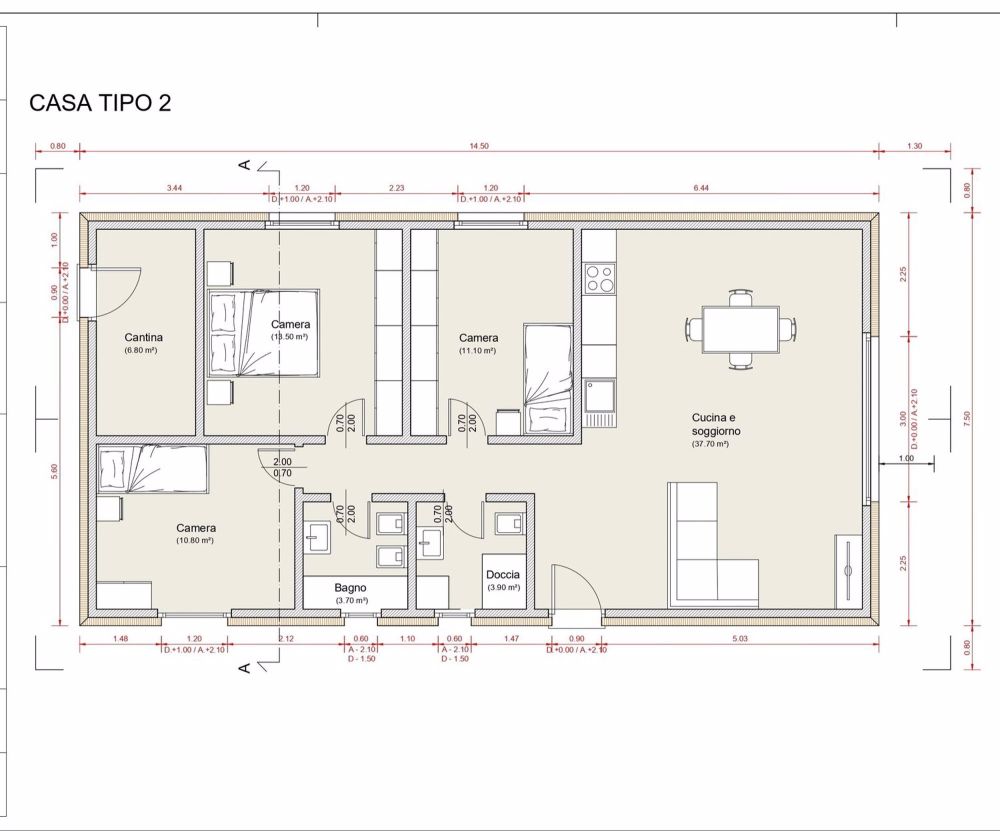 Nuova casa unifam. - Tutto su un piano / Neues Einfamilienhaus - Alles auf einer Etage - Bild 3