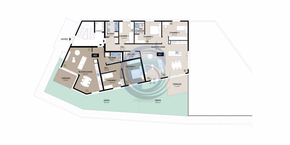 PRÄCHTIGES 4.5-ZIMMER-WOHNUNG MIT TERRASSE UND GARTEN - Bild 5