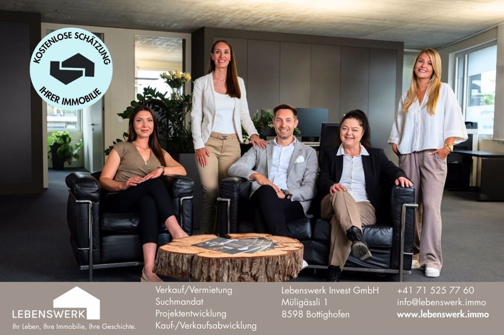 Modern Living - Licht und Lebensfreude am Wiibärg, Kreuzlingen TG - Wir freuen uns Sie und Ihr Lebenswerk kennenlernen zu dürfen!