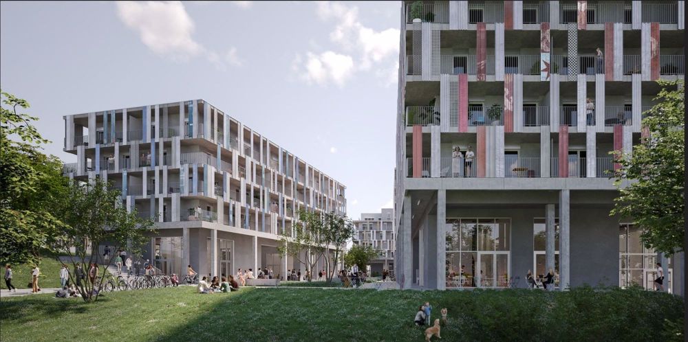 Erstbezug Co-Next: Zusammen. Leben. Muttenz - Aussicht