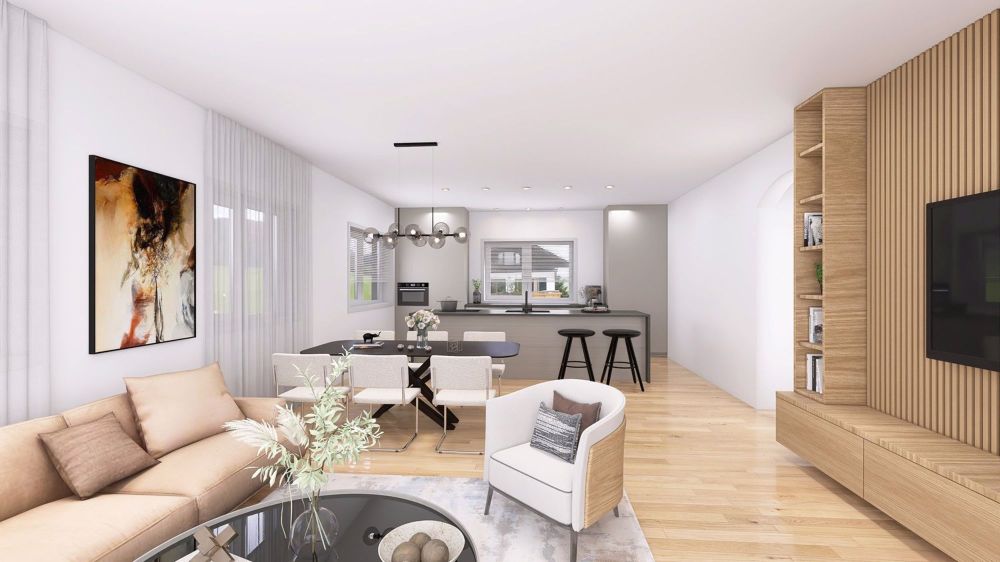 Lichtdurchflutete 3½-Zimmer-Neubauwohnungen mit Balkon oder Gartensitzplatz – Bezug Herbst 2026 - Bild 1