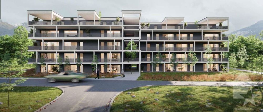 Appartement 3,5 pièces de 103 m2 avec terrasse et pelouse - Bild 7