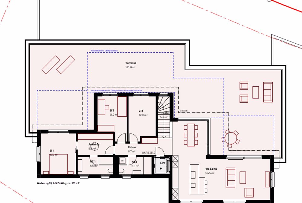 Exklusive Attikawohnung mit 180m2 Terrasse - Bild 9