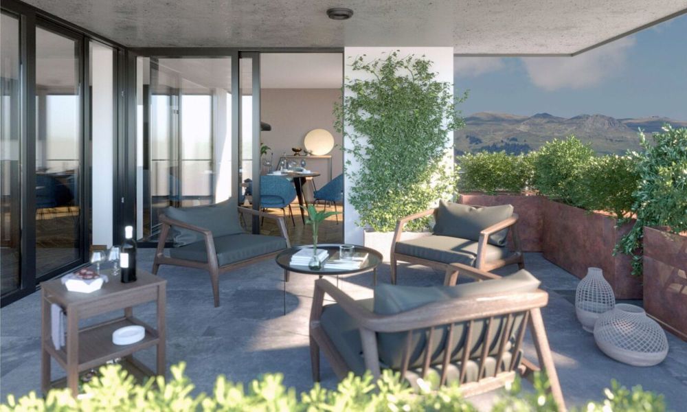 Attraktive und stilvolle 5.5-Zimmerwohnung mit Zweitwohnungskontingent an bester Lage. - Balkon