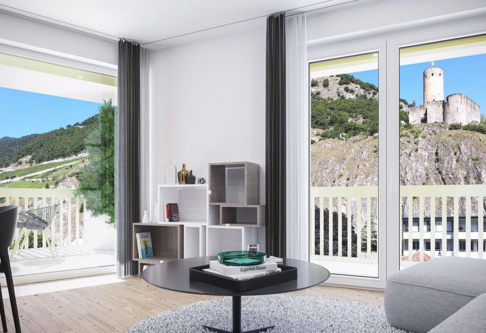 3,5 Zimmer in der Mitte von Martigny in der neuen PPE Le Vieux Pont - Bild 3