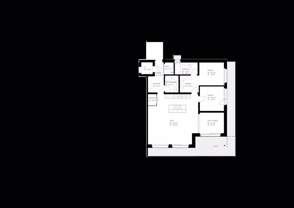 4.5 Zimmer Wohnung Erdgeschoss in Riedholz (Ortsteil Niederwil) - Bild 8