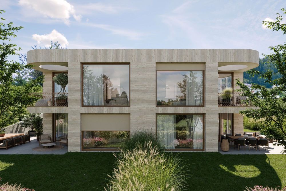 BEWILLIGTES NEUBAUPROJEKT «TWINS» STADTNAH, MIT TEILWEISE SEESICHT UND GARTEN - Bild 1