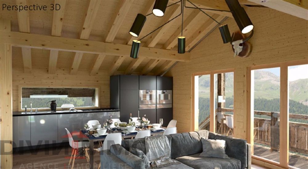 Luxuriöses Chalet mit 5,5 Zimmern auf Plan, Panoramablick. - Bild 3