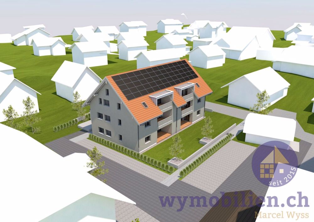 Einzug Frühling 2026! 3.5 Zimmer, 2 Bäder, Lift! - Perspektive Südwest
