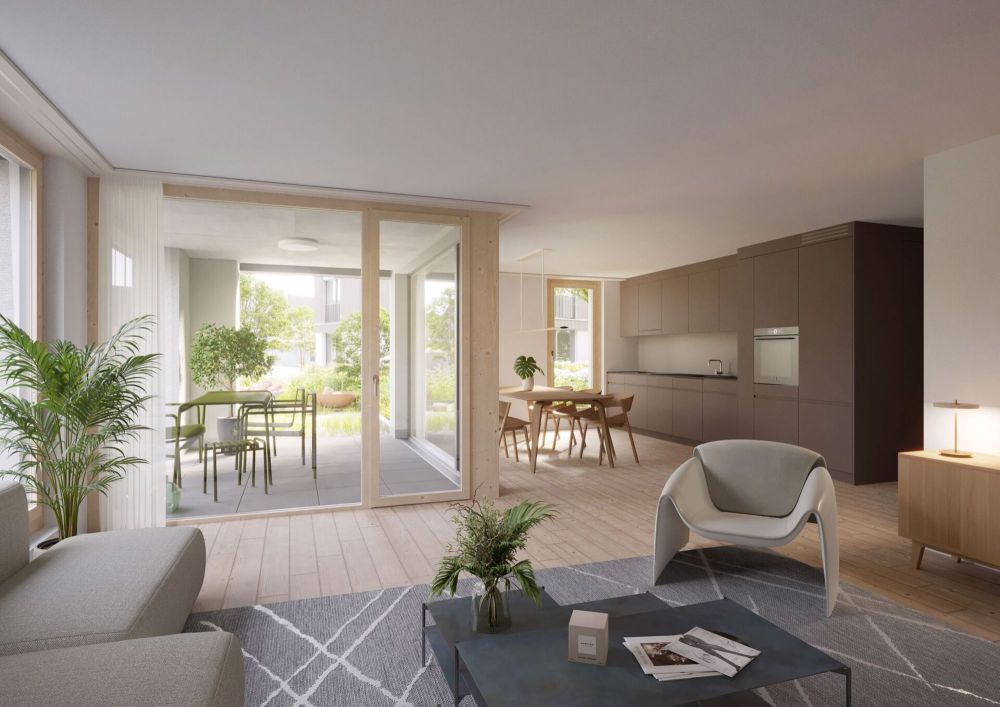 1.5 Zimmer Neubauwohnung / Atelier, Überbauung "Wohnpark Oberdorf" - Bild 2