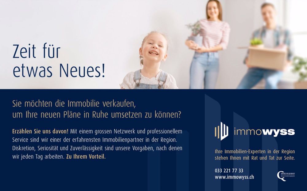 ImmoWyss - Neubauwohnung in Walkringen modernes Wohnen im Grünen - Bild 6
