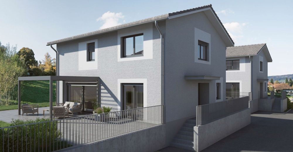 Grosszügige 6.5-Zimmer-Einfamililenhäuser in der Überbauung SECHSFACH - Bild 1