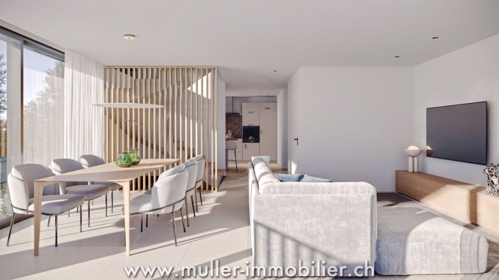 4 moderne Villen mit Abstand, nahe Romont - Bild 5