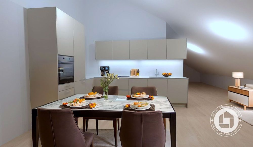 Stil trifft Weitblick – charmante 3.5-Zimmer-Dachwohnung hoch über Mettmenstetten. - Bild 1
