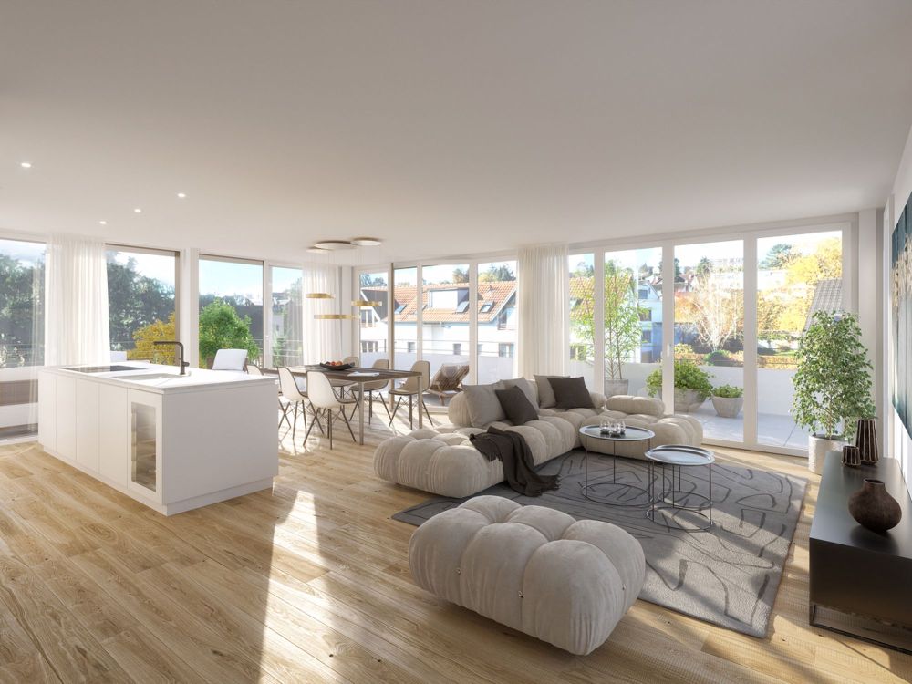 Exklusive 4.5-Zimmer-Attikawohnung mit atemberaubender Dachterrasse - Bild 1