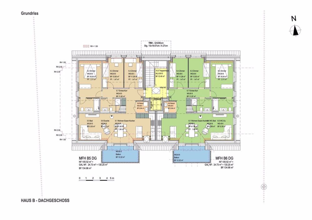 Sonnenverwöhnte 4.5 Zimmer Dachwohnung mit Wohngalerie, inkl. Grossraumkeller und 2 AEH-Plätze - Bild 6