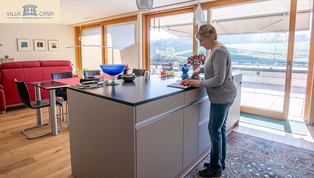 Moderne Wohnung mit 88 m² grosser Terrasse und Panoramablick in Riggisberg - Bild 5