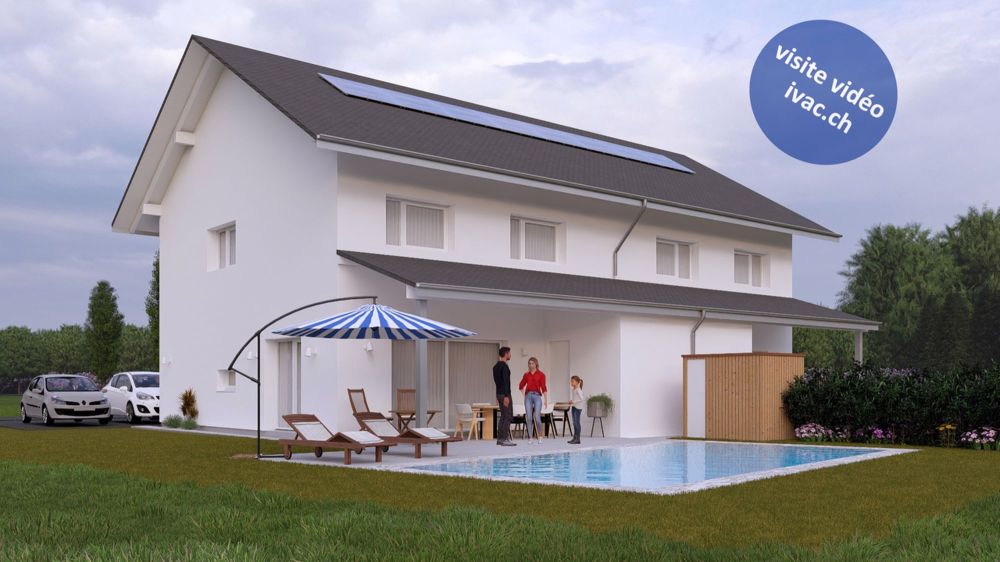 Neue 5-Zimmer-Familienvilla mit Pool in Champtauroz / VD - Bild 1