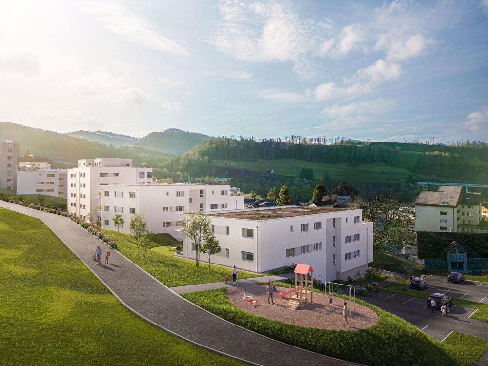 Dachterrassen-Glück: Stilvolle Attikawohnung an sonniger Lage - Aussenvisualisierung