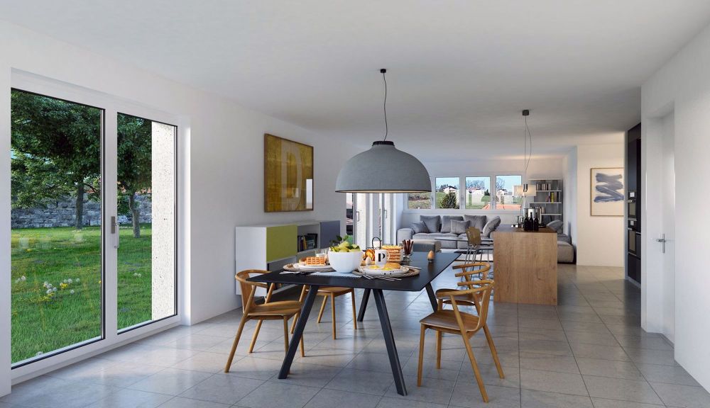 Moderne und ökologische Wohnung in Farvagny-le-Grand - Bild 3