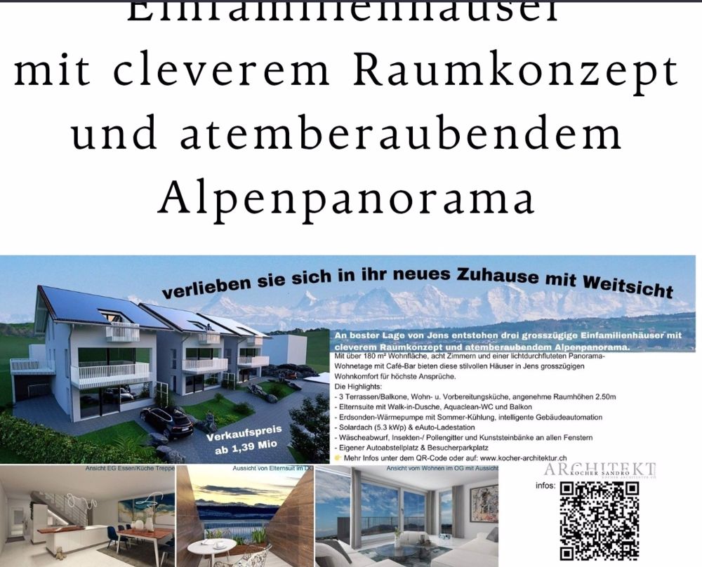 Neubau 3 EFH mit Panorama-Wohnetage 8Z in Jens - Bild 1
