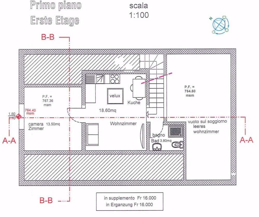 NUOVA COSTRUZIONE A FAIDO CASA UNIFAMILIARE 4,5 LOCALI CON GIARDINO E VISTA MONTAGNA - Image 5