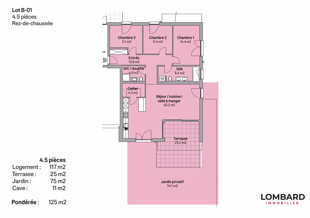 Neue 4.5-Zimmer-Wohnung mit Garten - Bild 5