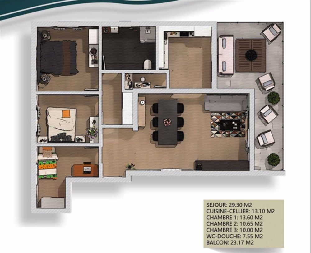 3.5-Zimmerwohnung in Ardon - Bild 3