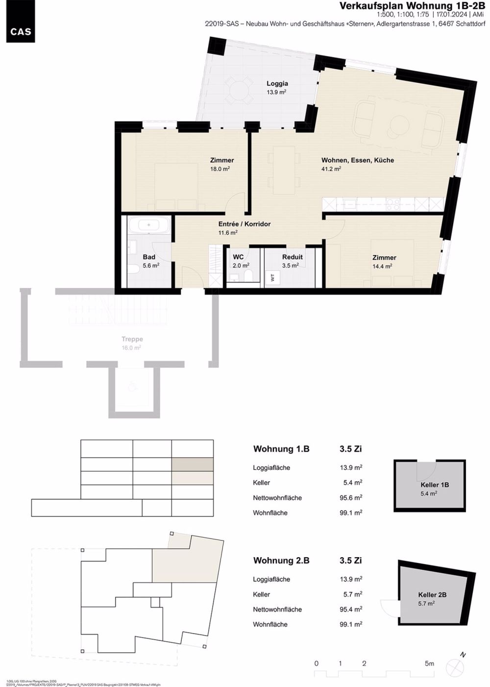 Charmantes Wohnen im Haus Sternen im Zentrum von Schattdorf – 1.B / 2.B / 3.B - Bild 4