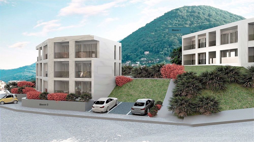 Moderne 2.5-Zimmer-Wohnung mit Panoramablick auf den See in Tresa - Bild 2